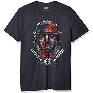 Star Wars Men's Rogue One Death Trooper Squad Helmet Graphic T-Shirt, Charcoal Heather, Medium Star Wars Men's Rogue One Death Trooper Squad Helmet Graphic T-Shirt, Charcoal Heather, Medium