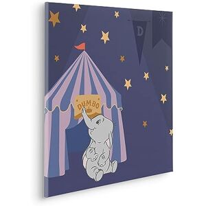 Komar Stretcher Frame Picture Starry Night with Dumbo Size 60 x 60 cm Children's Room Picture Wall Picture Children's Room Komar Stretcher Frame Picture Starry Night with Dumbo Size 60 x 60 cm Children's Room Picture Wall Picture Children's Room