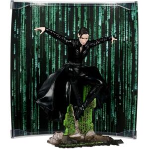 McFarlane Movie Maniacs Trinity (The Matrix) 6" Posed Figure WV6 WB100 Toys – Limited Edition with Scenic Backdrop and Environmental Base Display McFarlane Movie Maniacs Trinity (The Matrix) 6" Posed Figure WV6 WB100 Toys – Limited Edition with Scenic Backdrop and Environmental Base Display