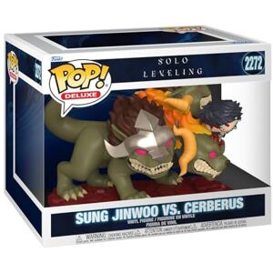 Funko POP! Deluxe: Solo Leveling Season 1 Jinwoo Vs Cerberus Collectable Vinyl Figure Gift Idea Official Merchandise Toys For Kids & Adults Model Figure for Collectors and Display Funko POP! Deluxe: Solo Leveling Season 1 Jinwoo Vs Cerberus Collectable Vinyl Figure Gift Idea Official Merchandise Toys For Kids & Adults Model Figure for Collectors and Display
