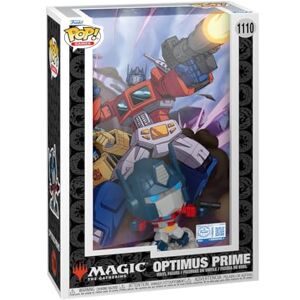 Funko Pop! Comic Cover: Transformers X MTG Optimus Prime Collectable Vinyl Figure Gift Idea Official Merchandise Toys for Kids & Adults Cartoon Fans Model Figure for Collectors Funko Pop! Comic Cover: Transformers X MTG Optimus Prime Collectable Vinyl Figure Gift Idea Official Merchandise Toys for Kids & Adults Cartoon Fans Model Figure for Collectors