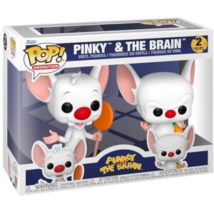 Funko Pop! Animation: Animaniacs Pinky & The Brain 2 Pack Collectable Vinyl Figure Gift Idea Official Merchandise Toys for Kids & Adults Funko Pop! Animation: Animaniacs Pinky & The Brain 2 Pack Collectable Vinyl Figure Gift Idea Official Merchandise Toys for Kids & Adults