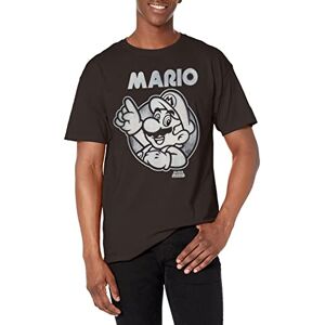 Nintendo Men's So Mario T-Shirt, Black, Large Nintendo Men's So Mario T-Shirt, Black, Large