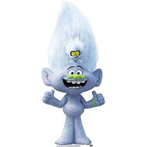 STAR CUTOUTS SC1505 MINI Diamond Guy with Tiny for Trolls Fans Height 91cm Width 41cm, Solid, Multicolour, Regular STAR CUTOUTS SC1505 MINI Diamond Guy with Tiny for Trolls Fans Height 91cm Width 41cm, Solid, Multicolour, Regular