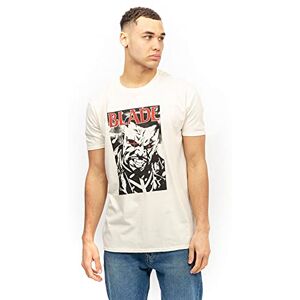 Marvel Men's Blade Stare T Shirt, Natural, L UK Marvel Men's Blade Stare T Shirt, Natural, L UK