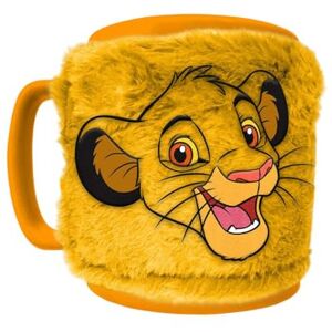 Pyramid The Lion King (Simba Smiling Face) Fuzzy Mug, 15.5oz/440ML Cozy and Charming Mug with Removable Sleeve for The Lion King Fans Featuring Simba, One Size Pyramid The Lion King (Simba Smiling Face) Fuzzy Mug, 15.5oz/440ML Cozy and Charming Mug with Removable Sleeve for The Lion King Fans Featuring Simba, One Size