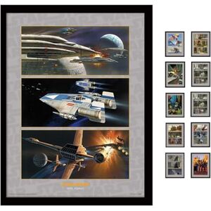 Pyramid Star Wars (Luke Battles Darth Vader) 30 x 40cm Collector Print (Framed) 30cm x 40cm, One Size Pyramid Star Wars (Luke Battles Darth Vader) 30 x 40cm Collector Print (Framed) 30cm x 40cm, One Size