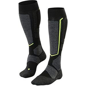 FALKE Unisex SB2 U Kh Wool Warm Thick 1 Pair Skiing Socks, Black Black-Mix 3010, 9.5-10.5 FALKE Unisex SB2 U Kh Wool Warm Thick 1 Pair Skiing Socks, Black Black-Mix 3010, 9.5-10.5