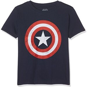 Marvel Boys' Captain America Retro T-Shirt, Blue (Navy), 9-10 Years Marvel Boys' Captain America Retro T-Shirt, Blue (Navy), 9-10 Years