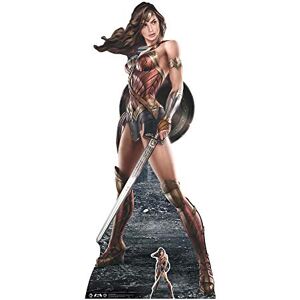 STAR CUTOUTS Ltd Wonder Woman (Graphic Artwork) Life Size Cardboard Cut, Multi Colour, 184 x 80 x 184 cm STAR CUTOUTS Ltd Wonder Woman (Graphic Artwork) Life Size Cardboard Cut, Multi Colour, 184 x 80 x 184 cm