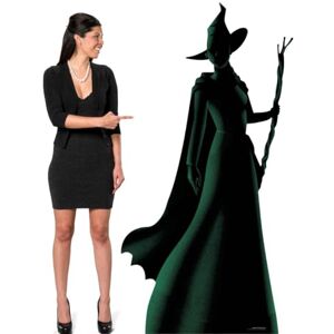 STAR CUTOUTS SC4653 Wicked Elphaba Green & Black Silhouette – 163cm Lifesize Cardboard Cutout Wicked Party Decoration & Birthday Display STAR CUTOUTS SC4653 Wicked Elphaba Green & Black Silhouette – 163cm Lifesize Cardboard Cutout Wicked Party Decoration & Birthday Display