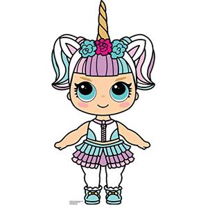 STAR CUTOUTS SC1436 Cute Doll with Large Eyes and Unicorn Horn Cardboard Cutout Create The Perfect Family, Anniversary, Wedding, Birthday Party Decoration, Solid, Multicolour, Regular STAR CUTOUTS SC1436 Cute Doll with Large Eyes and Unicorn Horn Cardboard Cutout Create The Perfect Family, Anniversary, Wedding, Birthday Party Decoration, Solid, Multicolour, Regular