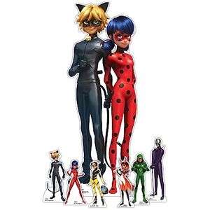 STAR CUTOUTS SP016 Miraculous Party Pack Cardboard Cut Out Height 135cm Miraculous: Tales of Ladybug & Cat Noir STAR CUTOUTS SP016 Miraculous Party Pack Cardboard Cut Out Height 135cm Miraculous: Tales of Ladybug & Cat Noir