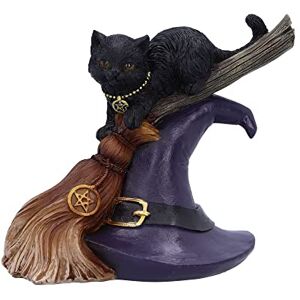 Nemesis Now Bewitched Cat Figurine, Multi Coloured, 13.3cm Nemesis Now Bewitched Cat Figurine, Multi Coloured, 13.3cm