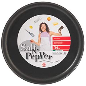 Home Salt Peper Springform Low - Springform Pan with Non-Stick Coating - 34 cm, Aluminium, black/grey Home Salt Peper Springform Low - Springform Pan with Non-Stick Coating - 34 cm, Aluminium, black/grey