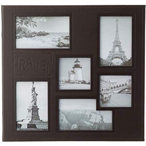Pioneer EZ Load Memory Album 12 x 12-20 Top Loading Pages Embossed Sewn Leatherette Collage Frame Travel Brown, Pioneer EZ Load Memory Album 12 x 12-20 Top Loading Pages Embossed Sewn Leatherette Collage Frame Travel Brown,