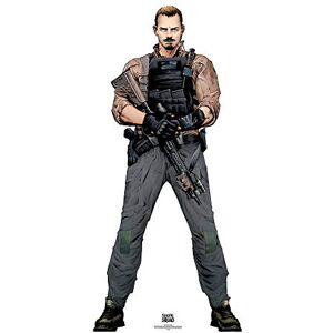 STAR CUTOUTS Rick Flag Suicide Squad Life Size Cardboard Cut Out, Multi-Colour STAR CUTOUTS Rick Flag Suicide Squad Life Size Cardboard Cut Out, Multi-Colour