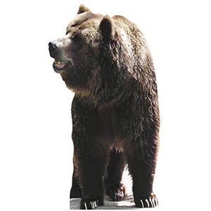 Iconicgreats Grizzly Bear Lifesize Cardboard Cutout - 165cm Tall Iconicgreats Grizzly Bear Lifesize Cardboard Cutout - 165cm Tall