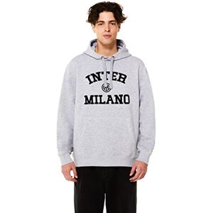 Inter FC nazionale Milano S.p.A Hooded Sweatshirt, Unisex-Adult, Official Product, Back to Stadium Collection, heather grey, XXL Inter FC nazionale Milano S.p.A Hooded Sweatshirt, Unisex-Adult, Official Product, Back to Stadium Collection, heather grey, XXL