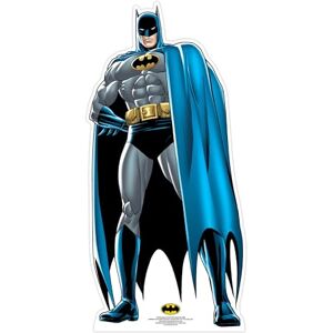 STAR CUTOUTS SC4305 Batman DC Comics Grey Suit & Blue Cape Comic Art Cardboard Cutout – Ideal for Birthdays, Gifts, Parties & Fans STAR CUTOUTS SC4305 Batman DC Comics Grey Suit & Blue Cape Comic Art Cardboard Cutout – Ideal for Birthdays, Gifts, Parties & Fans