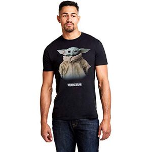 Star Wars Men's Mandalorian The Child T Shirt, Child Black, XL UK Star Wars Men's Mandalorian The Child T Shirt, Child Black, XL UK