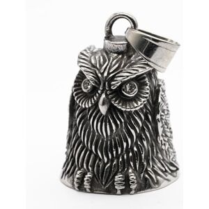 MOYOZZ Vintage Punk Lucky Bird Owl Guardian Motorcycle Bell with Hanger for Biker,Good Luck Keychain & Motorcycle Accessories, Grey, Medium MOYOZZ Vintage Punk Lucky Bird Owl Guardian Motorcycle Bell with Hanger for Biker,Good Luck Keychain & Motorcycle Accessories, Grey, Medium
