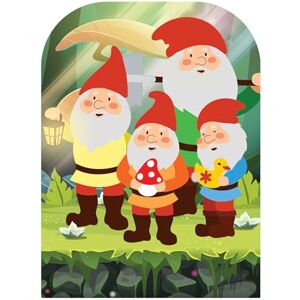 STAR CUTOUTS The Spirit of The Garden Gnomes Child Stand-In Cut Out, Cardboard, Multi-Colour, 131 x 95 x 131 cm STAR CUTOUTS The Spirit of The Garden Gnomes Child Stand-In Cut Out, Cardboard, Multi-Colour, 131 x 95 x 131 cm