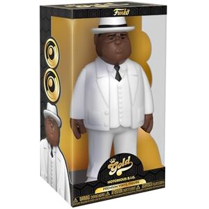 Funko Vinyl Gold 12": Biggie Smalls Notorious BIG White Suit Collectable Vinyl Action Figure Birthday Gift Idea Official Merchandise Ideal Toy for Music Fans for Your Collection Funko Vinyl Gold 12": Biggie Smalls Notorious BIG White Suit Collectable Vinyl Action Figure Birthday Gift Idea Official Merchandise Ideal Toy for Music Fans for Your Collection