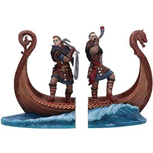Nemesis Now Officially Licensed Assassin's Creed Valhalla Bookends, Brown, 31cm Nemesis Now Officially Licensed Assassin's Creed Valhalla Bookends, Brown, 31cm