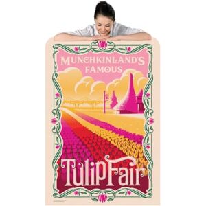 STAR CUTOUTS SC4655 Wicked Munchkinland Tulip Fair – 133cm Backdrop Sailboard Cardboard Cutout Wicked Party Decorations & Birthday Supplies STAR CUTOUTS SC4655 Wicked Munchkinland Tulip Fair – 133cm Backdrop Sailboard Cardboard Cutout Wicked Party Decorations & Birthday Supplies