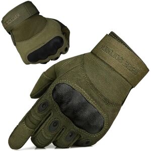 FREE SOLDIER Full Finger Outdoor Sports Cycling Biker Gloves Motorcycle Fingerless for Hiking Climbing Cross Country Working Men's Gloves(XL,Green Full Finger) FREE SOLDIER Full Finger Outdoor Sports Cycling Biker Gloves Motorcycle Fingerless for Hiking Climbing Cross Country Working Men's Gloves(XL,Green Full Finger)