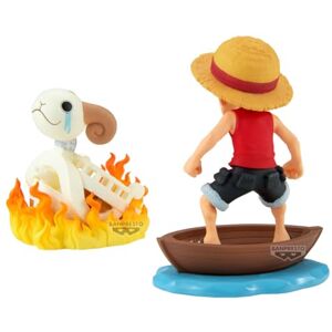 BANPRESTO Monkey.D.Luffy & Going Merry One Piece Action Figure World Collectable Log Stories 8 cm BP28928P Multicoloured Collectable Figure Ideal for Anime Fans BANPRESTO Monkey.D.Luffy & Going Merry One Piece Action Figure World Collectable Log Stories 8 cm BP28928P Multicoloured Collectable Figure Ideal for Anime Fans