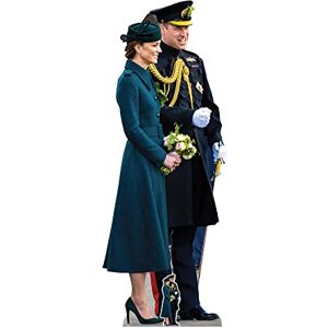 STAR CUTOUTS SC4061 Prince William and Kate Middleton Lifesize Cardboard Cutout With Free Mini Ideal for Displays, Events & VE Day Celebrations STAR CUTOUTS SC4061 Prince William and Kate Middleton Lifesize Cardboard Cutout With Free Mini Ideal for Displays, Events & VE Day Celebrations