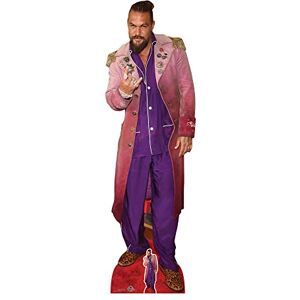 STAR CUTOUTS CS1056 Jason Momoa Purple Lifesize Cardboard Cutout With Mini Actor STAR CUTOUTS CS1056 Jason Momoa Purple Lifesize Cardboard Cutout With Mini Actor