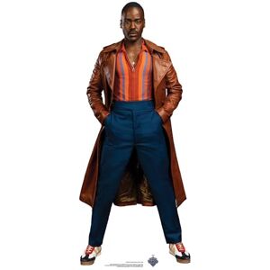 STAR CUTOUTS SC4462 Fifteenth Doctor Ncuti Gatwa Small Doctor Who Cardboard Cutout Ideal for Doctor Who Fans, Parties, Collectors and Events STAR CUTOUTS SC4462 Fifteenth Doctor Ncuti Gatwa Small Doctor Who Cardboard Cutout Ideal for Doctor Who Fans, Parties, Collectors and Events