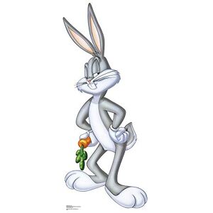 STAR CUTOUTS SC688 "Bugs Bunny Looney Tunes" Cardboard Cut out STAR CUTOUTS SC688 "Bugs Bunny Looney Tunes" Cardboard Cut out