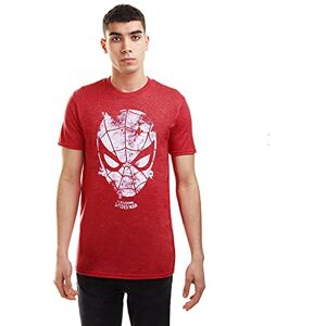 Marvel Men's Webhead T Shirt, Red (Heather Red Heather), XL UK Marvel Men's Webhead T Shirt, Red (Heather Red Heather), XL UK