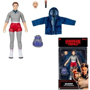 Jazwares Stranger Things Eleven Upside Down Collector Figure 6-Inch Highly Detailed Figure with Soft Good Clothing and Unique Accessories Jazwares Stranger Things Eleven Upside Down Collector Figure 6-Inch Highly Detailed Figure with Soft Good Clothing and Unique Accessories