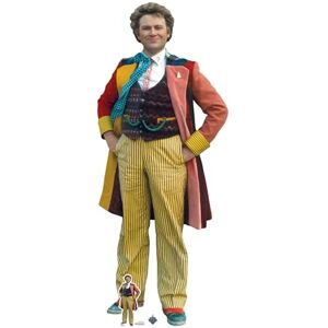 STAR CUTOUTS SC4400 The Sixth Doctor Who Colin Baker Lifesize Doctor Who Cardboard Cutout Ideal for Doctor Who Fans, Parties, Collectors and Events STAR CUTOUTS SC4400 The Sixth Doctor Who Colin Baker Lifesize Doctor Who Cardboard Cutout Ideal for Doctor Who Fans, Parties, Collectors and Events
