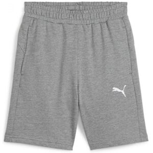Puma Unisex Teamgoal Casuals Jr Knitted Shorts, Medium Gray Heather- White, 128 EU Puma Unisex Teamgoal Casuals Jr Knitted Shorts, Medium Gray Heather- White, 128 EU
