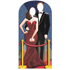 STAR CUTOUTS SC170 Red Carpet Stand in Cardboard Cut Out STAR CUTOUTS SC170 Red Carpet Stand in Cardboard Cut Out