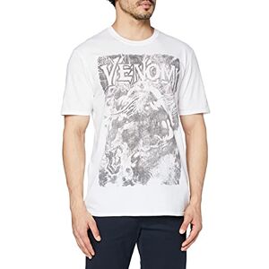 Marvel Press Marvel Men's Venom Web T Shirt, White, L UK Marvel Press Marvel Men's Venom Web T Shirt, White, L UK