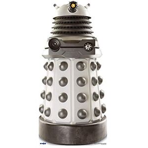 STAR CUTOUTS SC200 Supreme Dalek White Lifesize Doctor Who Cardboard Cutout Ideal for Doctor Who Fans, Parties, Collectors and Events STAR CUTOUTS SC200 Supreme Dalek White Lifesize Doctor Who Cardboard Cutout Ideal for Doctor Who Fans, Parties, Collectors and Events