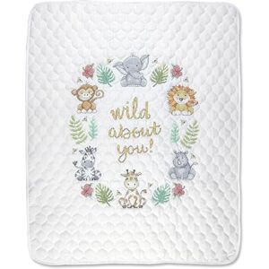 Designworks Ink Design Works Stamped Quilt Cross Stitch Kit 34"X43"-in The Jungle Designworks Ink Design Works Stamped Quilt Cross Stitch Kit 34"X43"-in The Jungle