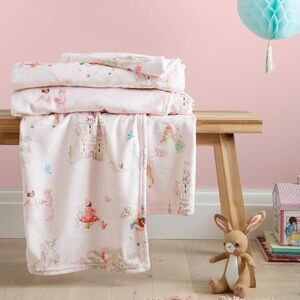 Belle & Boo Fairytale Cosy Fleece 150x200cm Blanket Throw Pink Belle & Boo Fairytale Cosy Fleece 150x200cm Blanket Throw Pink