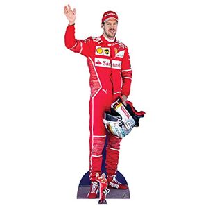 STAR CUTOUTS Ltd Sebastian Vettel Red, Cardboard, Multi-Colour, 183 x 77 x 183 cm STAR CUTOUTS Ltd Sebastian Vettel Red, Cardboard, Multi-Colour, 183 x 77 x 183 cm