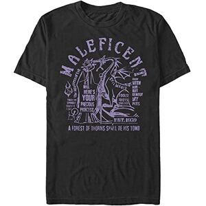 Disney Men's Villains Maleficent Verbiage T-Shirt, Black, S Disney Men's Villains Maleficent Verbiage T-Shirt, Black, S