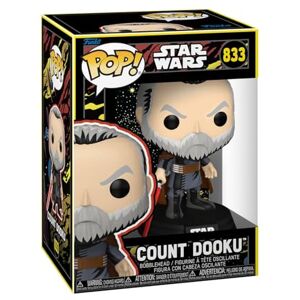 Funko POP! Star Wars: May The Force Count Dooku Retro Collectable Vinyl Figure Gift Idea Official Merchandise Toys For Kids & Adults Model Figure for Collectors and Display Funko POP! Star Wars: May The Force Count Dooku Retro Collectable Vinyl Figure Gift Idea Official Merchandise Toys For Kids & Adults Model Figure for Collectors and Display