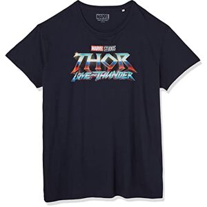 Marvel Men's Metlatmts003 T-Shirt, Navy Blue, S Marvel Men's Metlatmts003 T-Shirt, Navy Blue, S