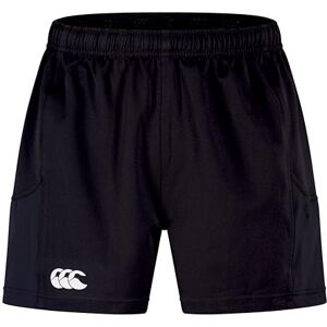 Canterbury Men's Advantage Rugby Shorts 2.0 Elasticated Waist CCC Logo Gym Shorts, Black, 2XL Canterbury Men's Advantage Rugby Shorts 2.0 Elasticated Waist CCC Logo Gym Shorts, Black, 2XL